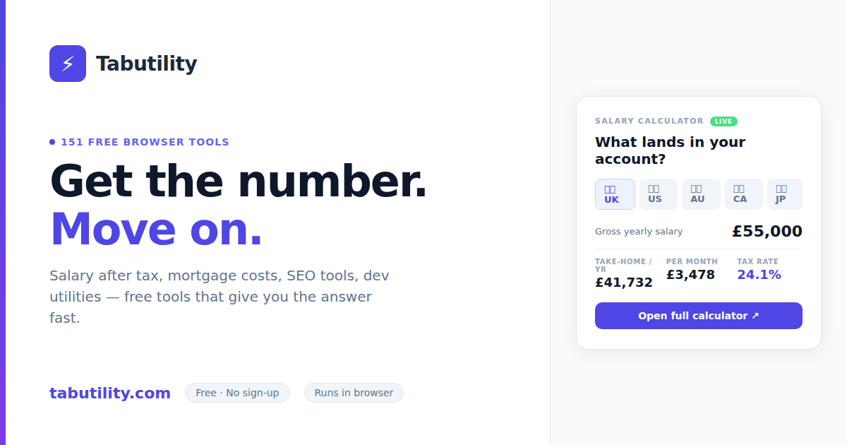 Tabutility preview
